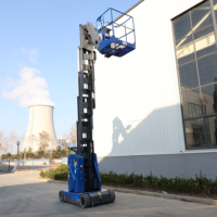 Chariot élévateur à mât vertical électrique Berui AMWP13 7100 en acier, type machinerie, complet avec flèche pour projets d'exploitation en usine
