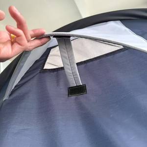 Tente pop-up personnalisée 2x1,5m gris bleu, deux portes, ouverture rapide, portable, pliable, résistante au vent et au soleil, pour le camping en plein air - Product Image 1