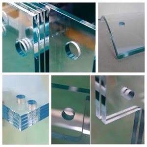 Panneau de verre trempé transparent 3-19 mm, <span class=keywords><strong>prix</strong></span> usine, taille personnalisée, verre de construction pour toit, fenêtre, porte, mur-rideau - Product Image 3