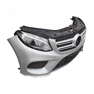 Convient pour Mercedes Benz <span class=keywords><strong>GLE</strong></span> W166 GLE350 GLE400 Ensemble <span class=keywords><strong>de</strong></span> pare-chocs avant Grille Ventilateur Radiateur et phares - Product Image 1