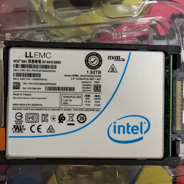 Del Original New 005052920 1.92TB NVMe SSD UPG for Power Store 1000T 1.92T SSD 005053703 005052919