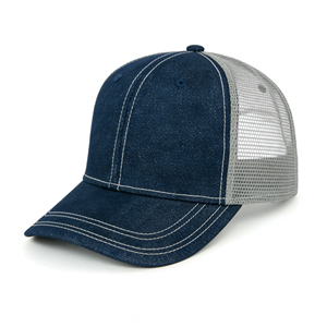 Casquette de baseball trucker en jean à 6 panneaux, respirante et ajustable, idéale pour le golf, la randonnée et le quotidien - Product Image 3