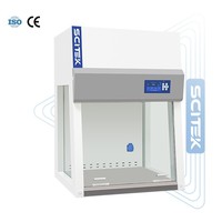 Cabina de seguridad biológica SCITEK Clase I, acero inoxidable 304, superficie de trabajo de 750 mm, controlador por microprocesador para laboratorio