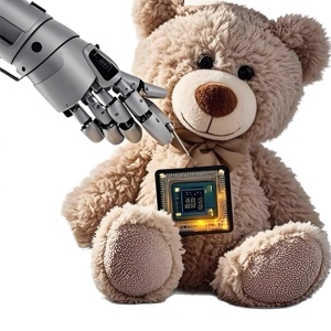 Peluche Personalizado de Modelo de IA ChatGPT, Juguete de Peluche de Oso Súper Suave para Aliviar el Estrés, Técnicas de Lavado con Algodón PP para Navidad - Product Image 6