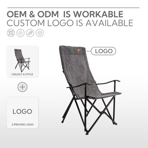 Biểu tượng tùy chỉnh nhiệm vụ nặng nề ngoài trời có thể gập lại ghế câu cá cắm trại bán buôn gấp ghế cắm trại - Product Image 2