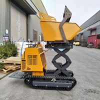 Mini-Dumper 500kg Raupenfahrzeug Kleiner Gummiketten-Transporter Mini-Raupendumper mit CE-Zertifizierung