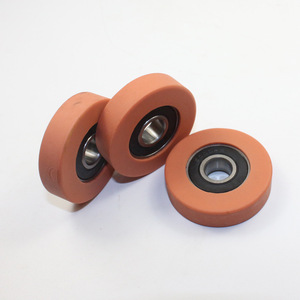 Ruedas de Transportador de Cadena 6000RS con Rodamientos, Recubiertas de Nailon y PVC, 10*40*10mm, para las Industrias Agrícola y Minera, Directo de Fábrica - Product Image 4