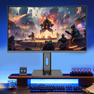 Moniteur de jeu <span class=keywords><strong>incurvé</strong></span> pour ordinateur LCD sans cadre personnalisé, 24/<span class=keywords><strong>27</strong></span> pouces, 165 Hz, 180 Hz, temps de réponse de 1 ms, 120 % sRGB, base relevable - Product Image 1