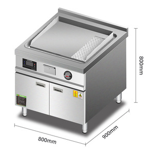 Plancha de Inducción Comercial para Asar Carnes con Control Individual |   Equipo de Cocina para Restaurantes - Product Image 5