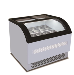 Congelatore Espositore per Gelati WSD WSD-288 Commerciale Monotemperatura a Raffreddamento Statico, Attrezzatura di Refrigerazione in Vetro 300L Scorrevole - Product Image 1