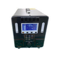 Générateur solaire portable 1500W 1800W pour camping, usage extérieur, avec batterie LiFePO4 et onduleur pur sinusoïdal, 2944Wh