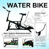Vélo aquatique gonflable de haute qualité 2026, équipement de sport nautique, pontons en PVC, bateaux à pédales flottants