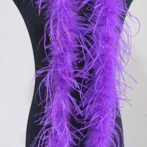 2 capas 2 M 1pce pluma <span class=keywords><strong>de</strong></span> avestruz marabú pluma Boa Diy disfraz <span class=keywords><strong>de</strong></span> Navidad disfraz <span class=keywords><strong>de</strong></span> Halloween accesorios <span class=keywords><strong>de</strong></span> <span class=keywords><strong>carnaval</strong></span> - Product Image 6