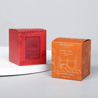 Boîte d'emballage de luxe écologique en carton avec logo personnalisé pour bougie chauffe-plat belle apparence délicate parfumée en papier