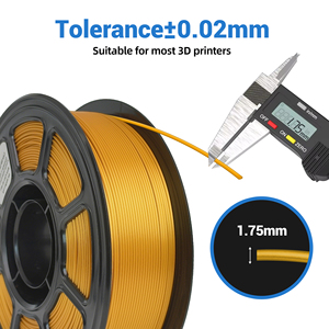 Filamento PLA Tricolor Dual de 1.75mm para Impresora 3D, Bicolor, 1kg (2.2lbs), Alta Velocidad, Mate, Multicolor, 330m, Certificado CE ROHS - Product Image 4