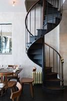 Escalier en colimaçon Forestar personnalisé en usine Escalier en colimaçon en acier durable Garde-corps en fer pour Villa Appartement Hôtel