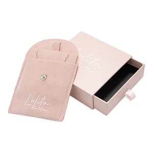 3 1 schmuck box Suppliers-2021 Pink Fashion Halskette Schmucks cha tulle mit Beutel tasche