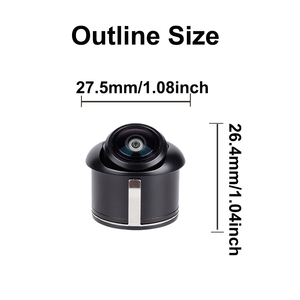 Caméra de surveillance d'angle mort furtive Full HD 1080P AHD avec objectif grand angle, système de caméra latérale étanche IP68 pour bus (ODM) - Product Image 2