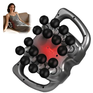 Pistolet de massage vibrant multi-têtes 16/24, masseur musculaire profond pour le cou et les épaules, pistolet de massage électrique portatif pour tissus profonds - Product Image 1