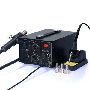 <strong>Soldering</strong> <strong>Iron</strong> and Hot air Gun <strong>Soldering</strong> Station Two in One Digital <strong>Soldering</strong> Station Desoldering Station Heating up Fast - Product Image 3