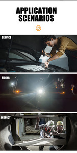 Không thấm nước có thể sạc lại LED <span class=keywords><strong>Torch</strong></span> với <span class=keywords><strong>zoom</strong></span> focus Powerbank chức năng hợp kim nhôm EDC USB cho chiếu sáng ngoài trời Cắm Trại Đi Bộ Đường Dài - Product Image 6