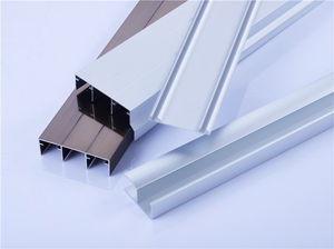 Prix usine En Aluminium Profils D'extrusion Pour La Porte Coulissante de Garde-Robe Rail - Product Image 2