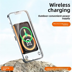 Batterie externe magnétique et solaire à charge rapide sans fil 5000 mA, 5 W, modèle ZL808, vente en gros Chine - Product Image 2