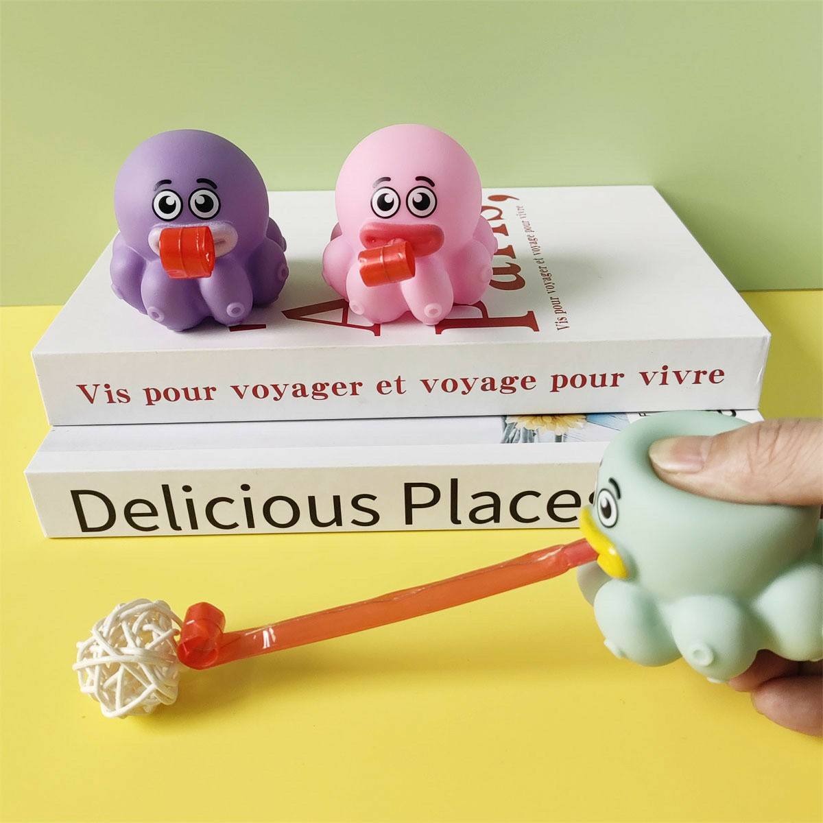 1 pièces-poulpe-couleur aléatoire