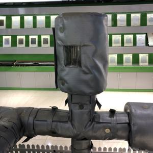 Meilleures ventes de tissu en fibre de verre résistant à la chaleur, résistant au feu, <span class=keywords><strong>couverture</strong></span> <span class=keywords><strong>thermique</strong></span> amovible, veste <span class=keywords><strong>isolante</strong></span> pour vanne - Product Image 6