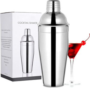 Shaker à cocktails multicolore de 350 ml, simple et polyvalent, avec passoire intégrée pour Martini et autres boissons, idéal pour le barman - Product Image 1