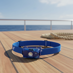 Lampe frontale industrielle portable en plastique ultra-légère, rechargeable USB-C, 240 lumens, LED lithium-ion, étanche IP65, super lumineuse, portée 50-99M - Product Image 1