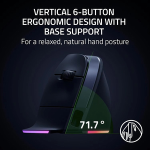 Ratón Inalámbrico Vertical <span class=keywords><strong>Razer</strong></span> Pro Click <span class=keywords><strong>V2</strong></span>, 6 Botones, Diseño Ergonómico, Consejos de IA con un Clic, Batería de Larga Duración - Product Image 2
