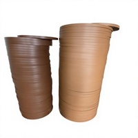 Bande de bordure en PVC MINGBANG 0,4-3,0 mm, texture grain de bois, pour table, imperméable, flexible, durable, prix d'usine