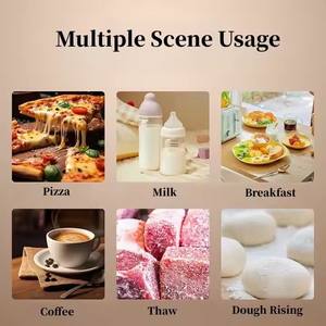 Calentador de Alimentos Plegable de Silicona, Bandeja Calentadora de Platos con Calentamiento Rápido Inteligente, Placa Caliente con Ajuste de Temperatura, Tapete Eléctrico para Calentar Alimentos - Product Image 6