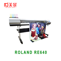 Impresora Eco Solvente de Gran Demanda en Guangzhou: Plotter Roland RE640 Usado con Cabezal de Impresión Eco Solvente DX7