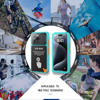 SHELLBOX pochette sèche sous-marine étui de téléphone étanche et sac pour IPhone 12 à 15 pro max modèles 6.7 pouces avec protection d'écran intégrée