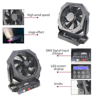 Ventilador Profesional DMX512 para Escenarios con Control Remoto, Viento Fuerte, Ángulo Ajustable, Soplador de Humo para Bodas, Fiestas, DJ, Efectos de Escenario