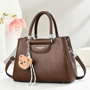 Bolso de Mano Minimalista de Color Sólido, Bolso Bandolera para Dama, Bolso Casual de Cuero PU - Product Image 3