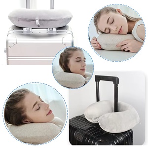 Almohada de Viaje con Soporte para Logotipo Personalizado, Almohada de Espuma en Forma de U para Masaje en el Avión - Product Image 5