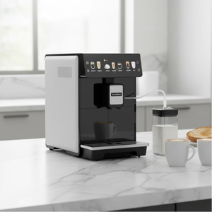 เครื่องชงกาแฟอัตโนมัติ Dr.Coffee E02 หน้าจอสัมผัส พร้อมเครื่องทำฟองนม เครื่องทำเอสเพรสโซขนาดเล็ก สำหรับใช้ในบ้าน - Product Image 3