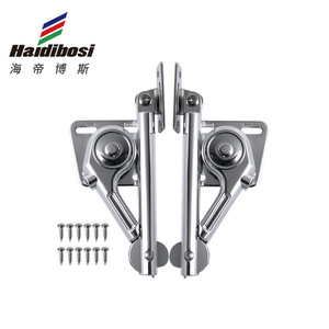 Haidibosi - Varilla de Soporte Hidráulica para Puerta, Aleación de Zinc, Herraje para Puerta Abatible, Mecanismo de Amortiguación Ajustable, Par - Product Image 1
