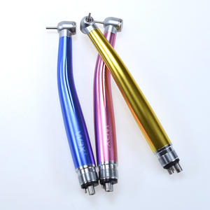 Turbina colorata ad alta velocità a 4 fori contro il manipolo dentale elettrico - Product Image 3