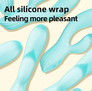 Vibrateur G-Spot <span class=keywords><strong>pour</strong></span> femmes à 9 fréquences, bâton de massage en silicone double couche, vibrateur sexuel multi-vitesses <span class=keywords><strong>pour</strong></span> la masturbation féminine - Product Image 2