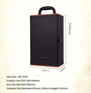 Bán buôn Chất lượng cao thép không gỉ rượu vang corkscrew Opener Bộ quà tặng với rượu vang thủy tinh da rượu vang Hộp Quà Tặng thiết lập - Product Image 6