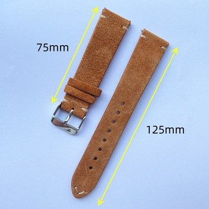 Correa de reloj de cuero de gamuza hecha a mano Upro, de liberación rápida, 18mm 20mm 22mm 24mm, banda de piel de becerro auténtica, suave, gruesa y de primera calidad - Product Image 2