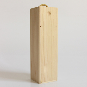 Chai Duy Nhất Bằng Gỗ Rượu Vang Hộp Chuỗi Xử Lý Thân Thiện Với Môi Gỗ Lưu Trữ Hộp Cho Món Quà Cho - Product Image 3