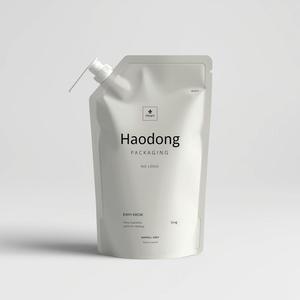 Support en PE laminé imprimé étanche à l'humidité de qualité alimentaire matériau vierge bec pochette supérieure masque en argile noire crème pour le visage soins de la peau - Product Image 5