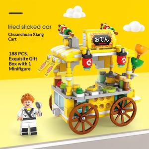 ของเล่นขายส่ง Nexus ชุดตัวต่อบล็อก 3 มิติ 8 in 1 สำหรับเด็ก ชุดตัวต่อบล็อกมินิซิตี้ วิวถนน - Product Image 4