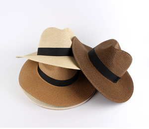 <span class=keywords><strong>Sombrero</strong></span> <span class=keywords><strong>Panamá</strong></span> a <span class=keywords><strong>Precio</strong></span> de Fábrica para Mujer/<span class=keywords><strong>Hombre</strong></span>, <span class=keywords><strong>Sombrero</strong></span> de Sol de Verano de Ala Ancha, Fedora para Playa, Fiesta al Aire Libre, Cinta de Cuerda de Hierba Natural, Casual, para Viajes - Product Image 6