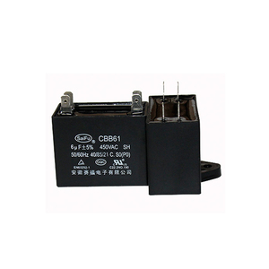 Condensateur de ventilateur de Table Rohs <span class=keywords><strong>6uF</strong></span>, 400v ac, <span class=keywords><strong>CBB61</strong></span> S3 10uF - Product Image 1